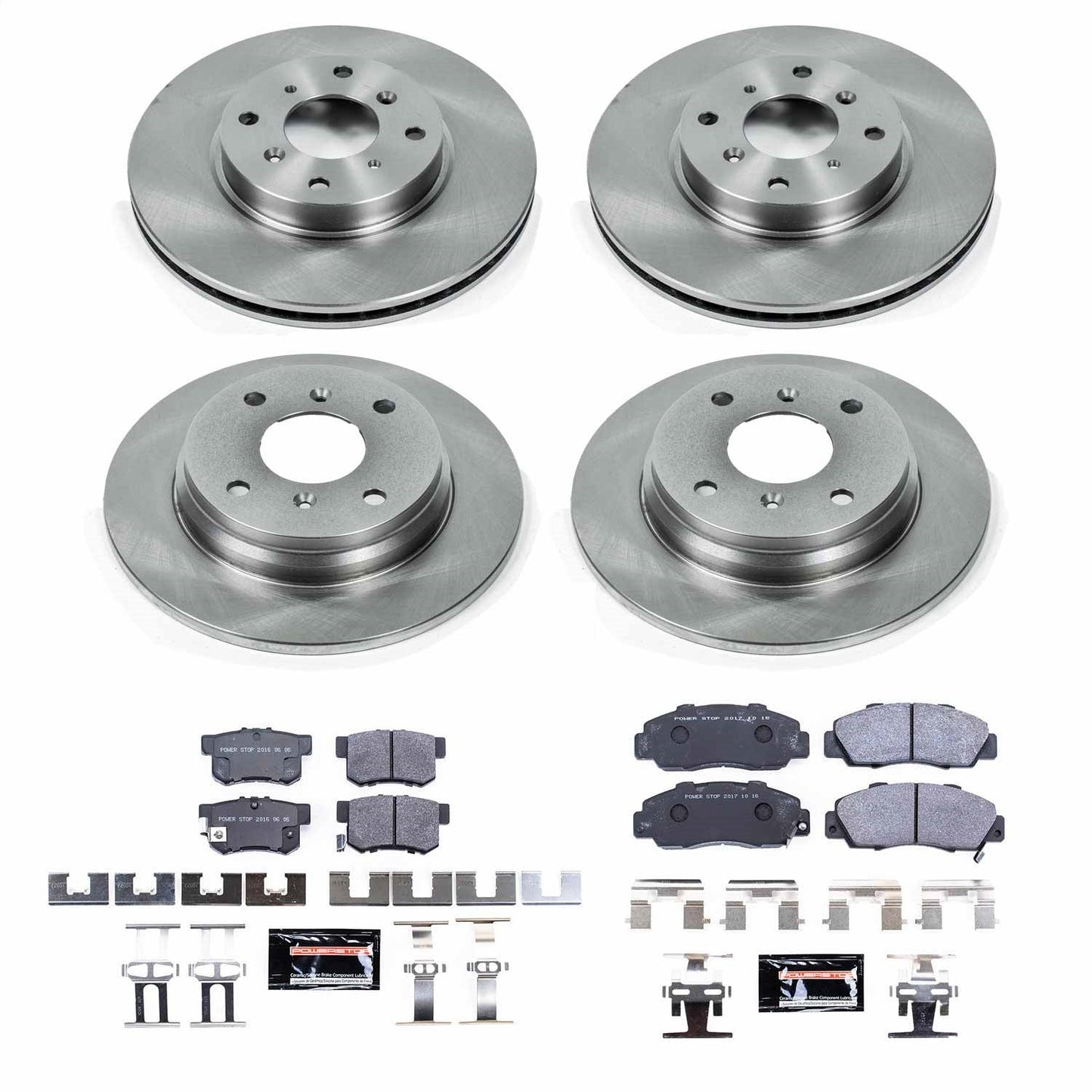 PowerStop 93-96 Honda Prelude Front & Rear Track Day SPEC Brake Kit (TDSK1038)