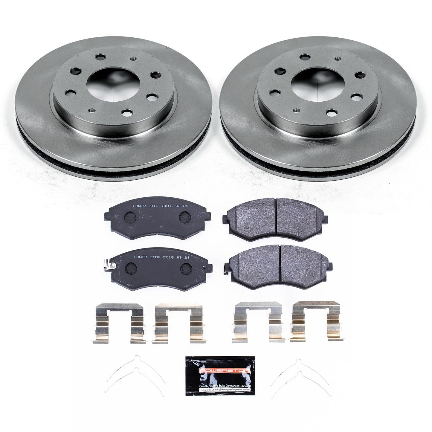 PowerStop 98-01 Hyundai Elantra Front Track Day SPEC Brake Kit (TDSK1087)