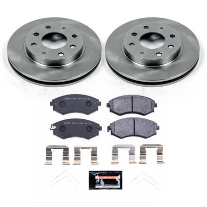 PowerStop 98-01 Hyundai Elantra Front Track Day SPEC Brake Kit (TDSK1087)
