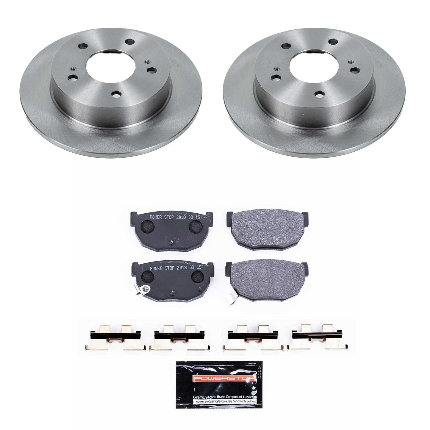 PowerStop 94-98 Nissan 240SX Rear Track Day SPEC Brake Kit (TDSK1174)
