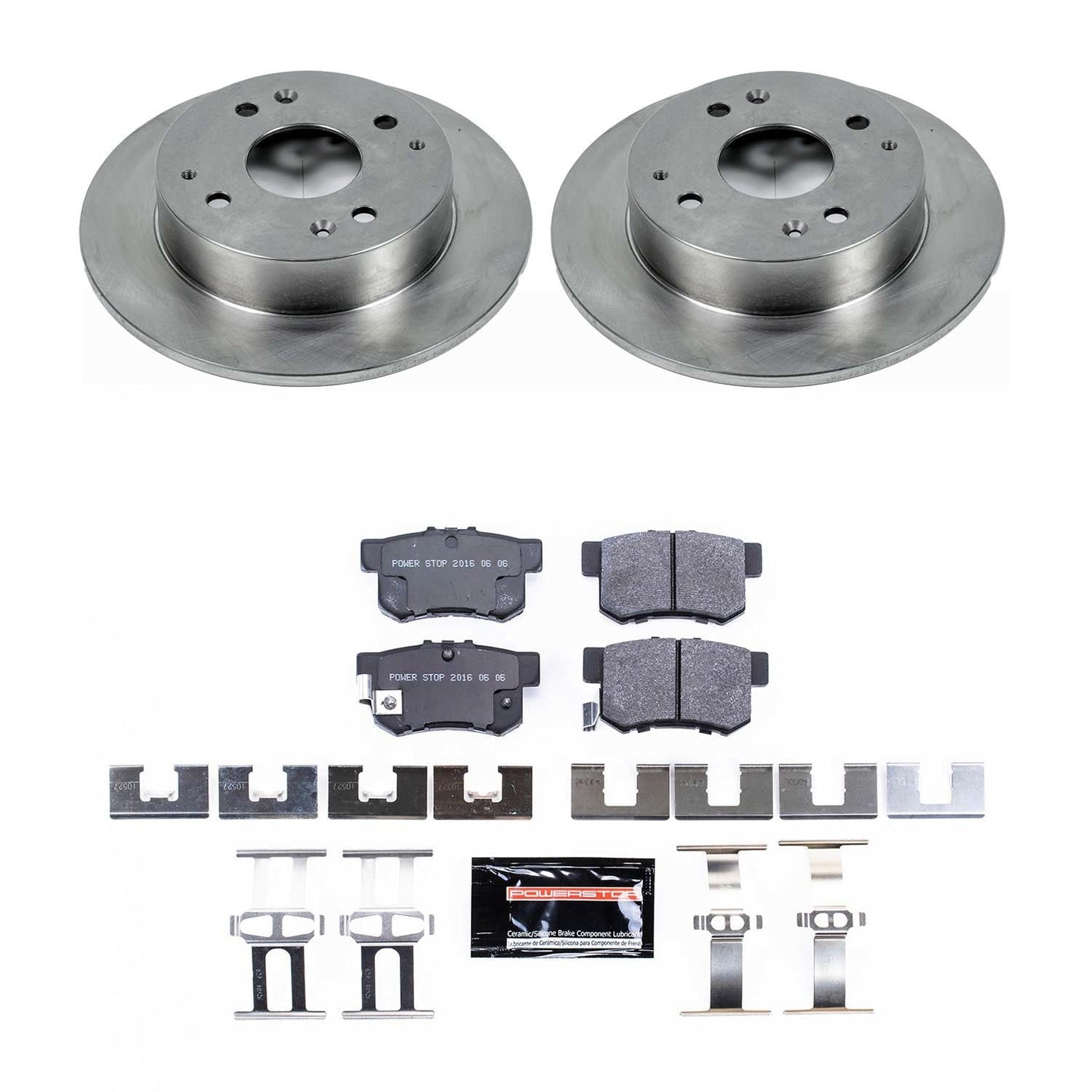 PowerStop 98-99 Acura CL Rear Track Day SPEC Brake Kit (TDSK1244)