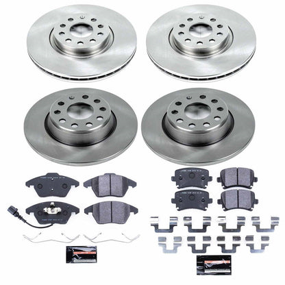 PowerStop 06-09 Audi A3 Front & Rear Track Day SPEC Brake Kit (TDSK2260)