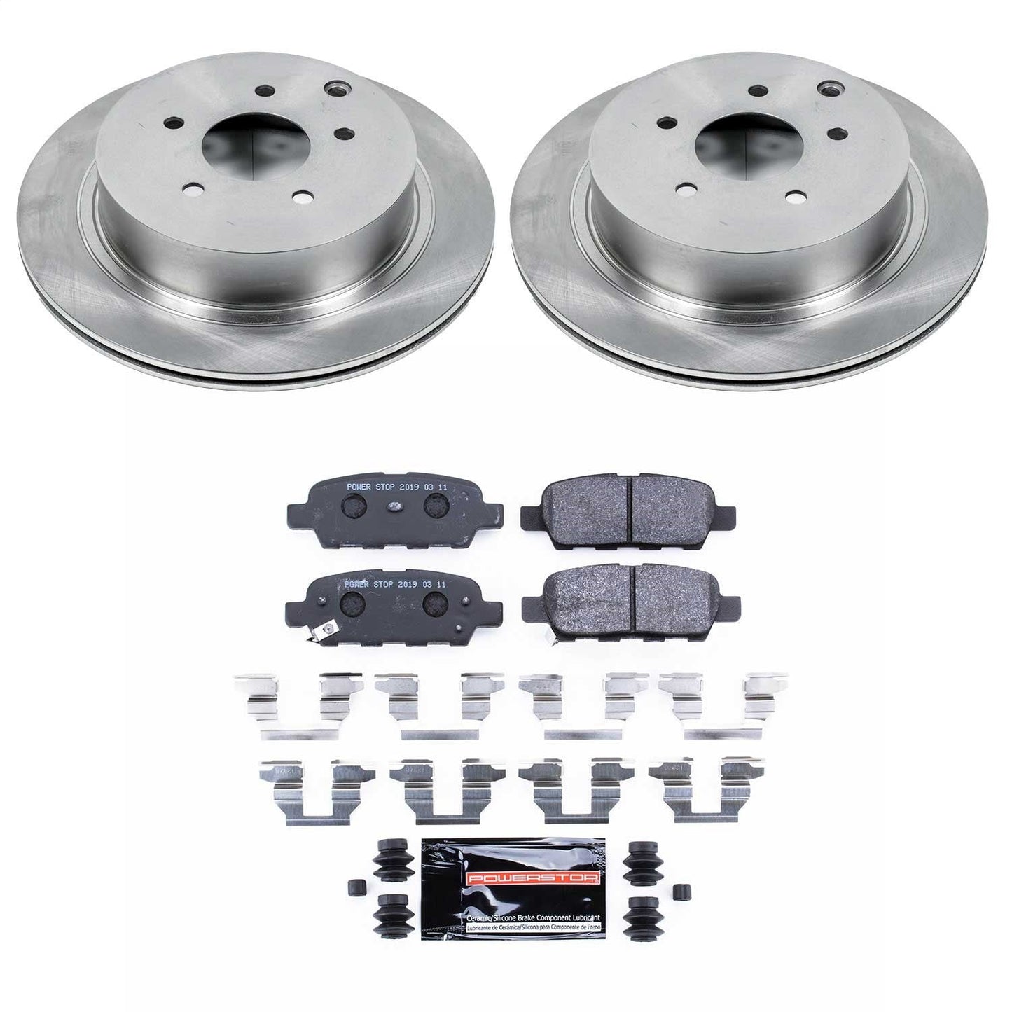 PowerStop 03-12 Infiniti FX35 Rear Track Day SPEC Brake Kit (TDSK2427)
