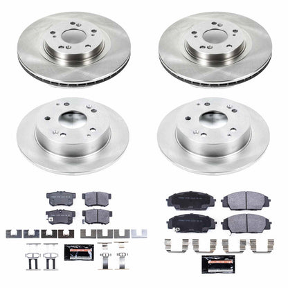 PowerStop 02-06 Acura RSX Front & Rear Track Day SPEC Brake Kit (TDSK2441)