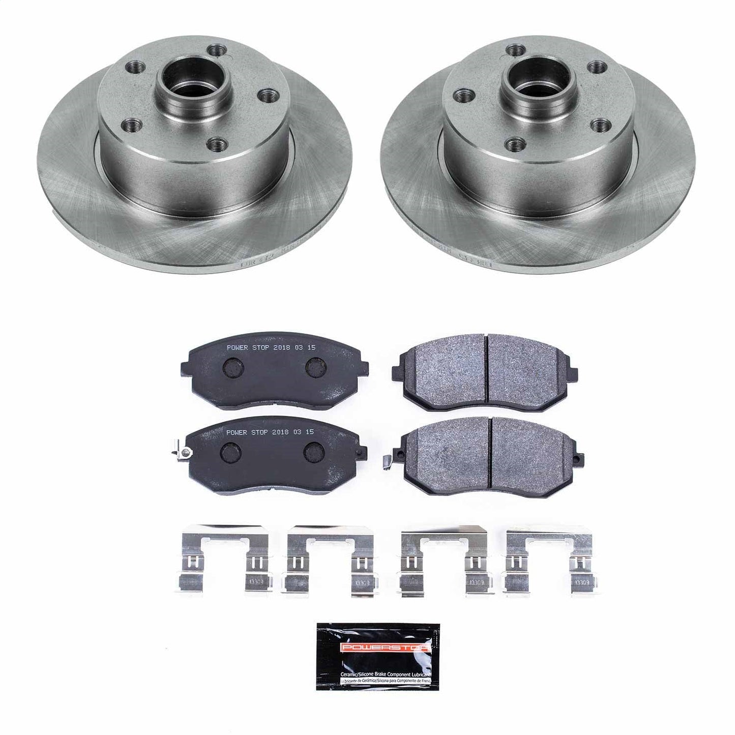 PowerStop 97-01 Audi A4 Rear Track Day SPEC Brake Kit (TDSK3064)