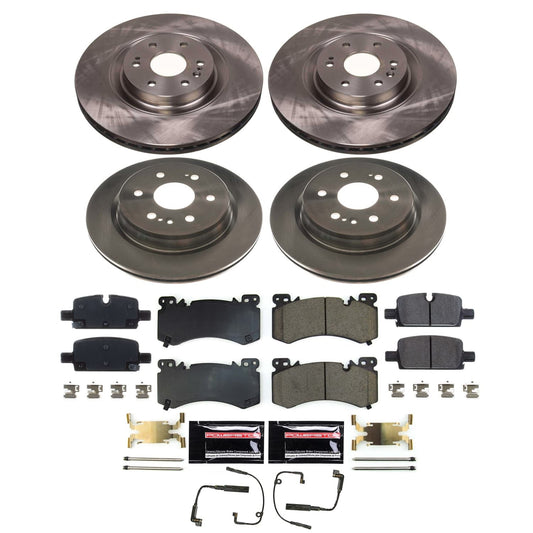 PowerStop 1999 Saab 9-5 Rear Track Day Spec Brake Kit (TDSK3080)