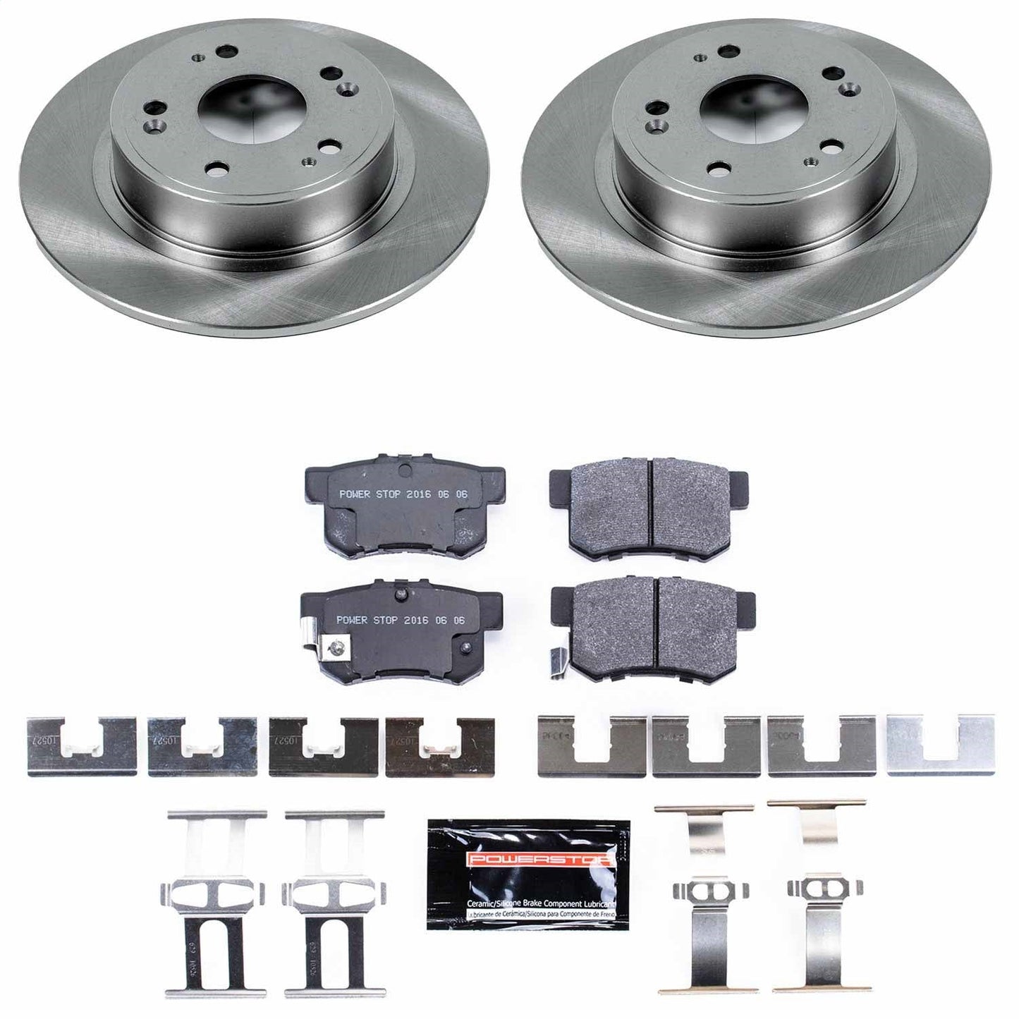 PowerStop 16-18 Acura ILX Rear Track Day SPEC Brake Kit (TDSK3128)