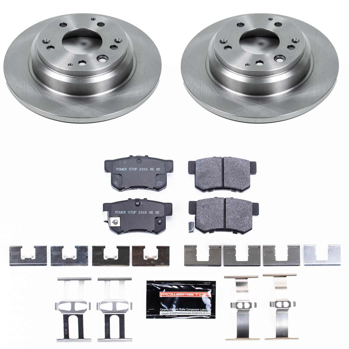 PowerStop 99-01 Acura RL Rear Track Day SPEC Brake Kit (TDSK3154)