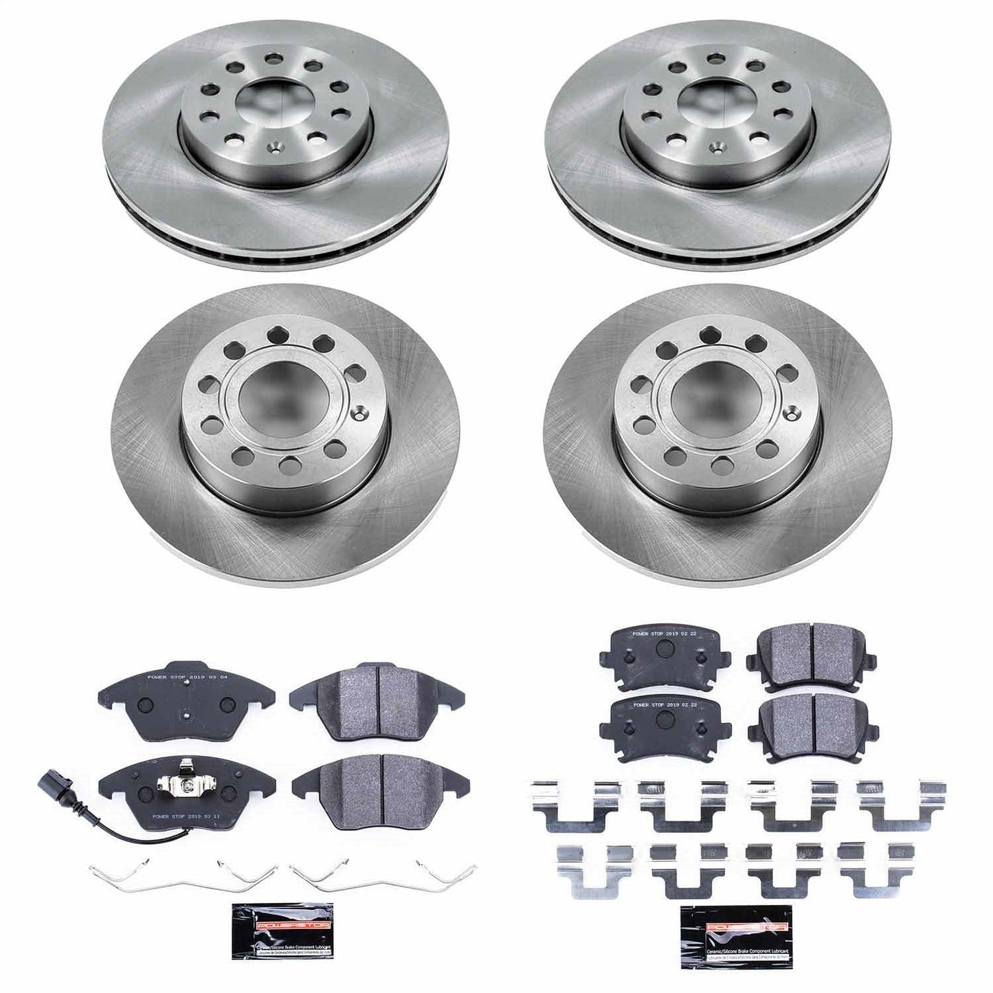 PowerStop 05-10 Volkswagen Jetta Front & Rear Track Day SPEC Brake Kit (TDSK4068)
