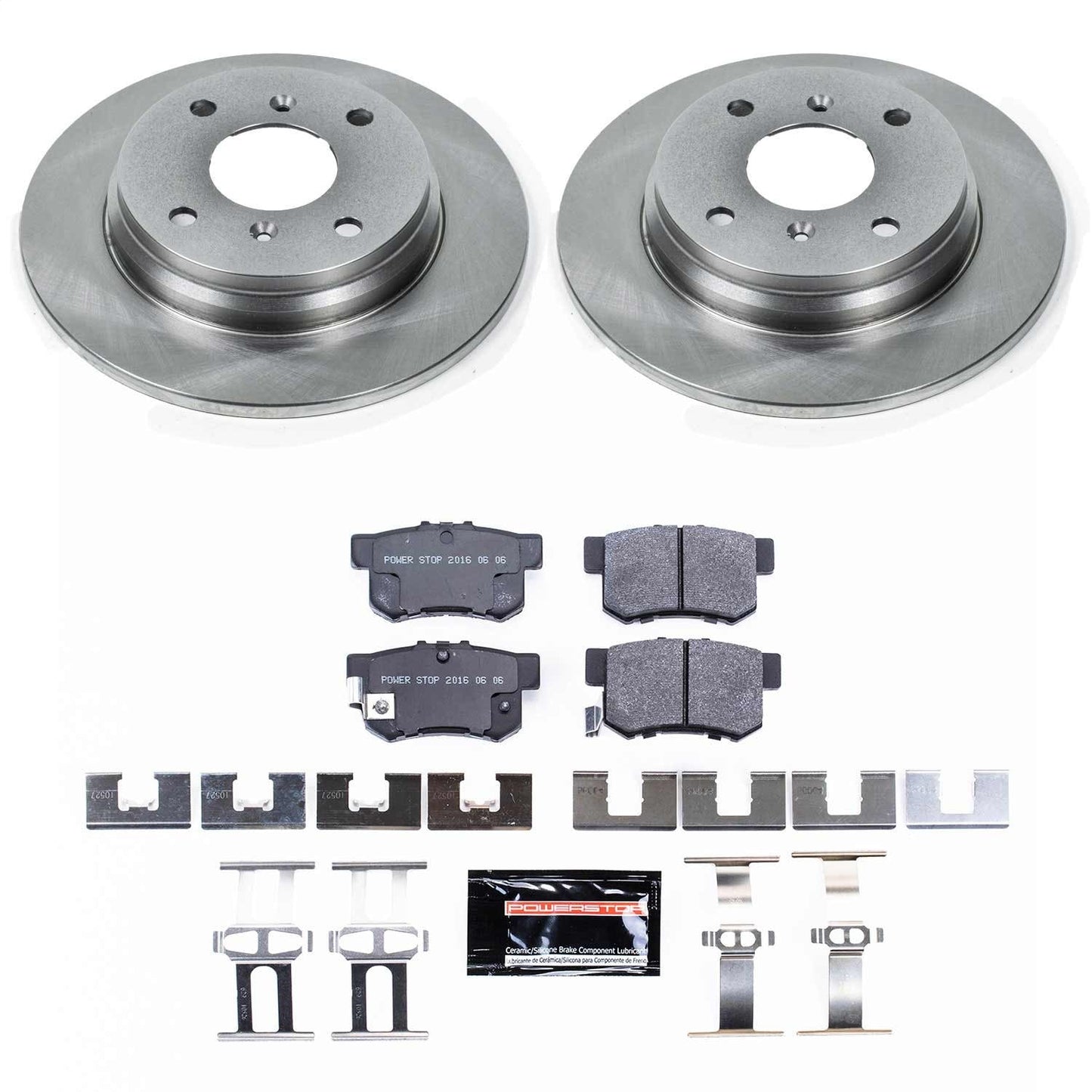 PowerStop 92-96 Honda Prelude Rear Track Day SPEC Brake Kit (TDSK407)