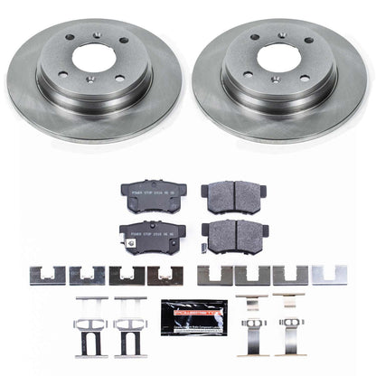 PowerStop 92-96 Honda Prelude Rear Track Day SPEC Brake Kit (TDSK407)