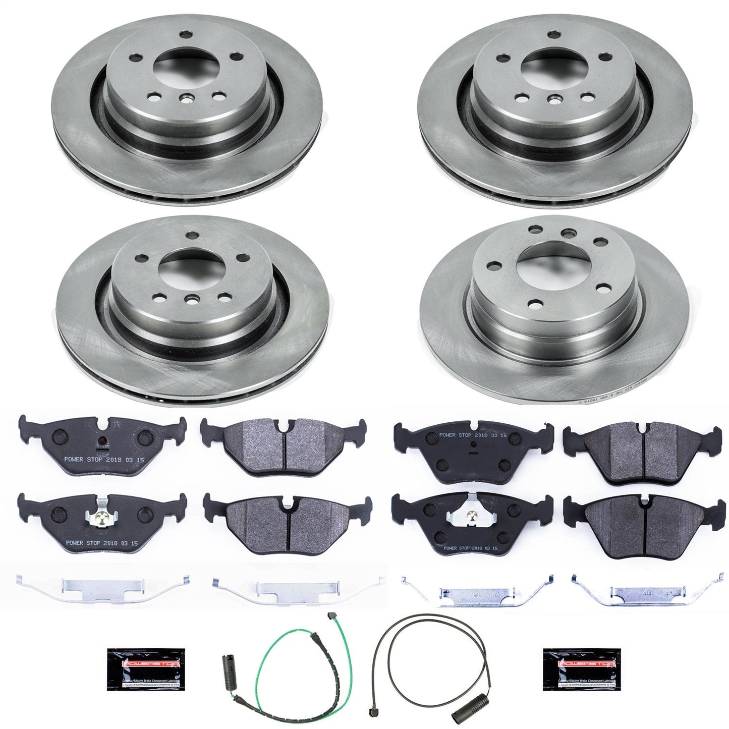 PowerStop 95-99 BMW M3 Front & Rear Track Day SPEC Brake Kit (TDSK4229)