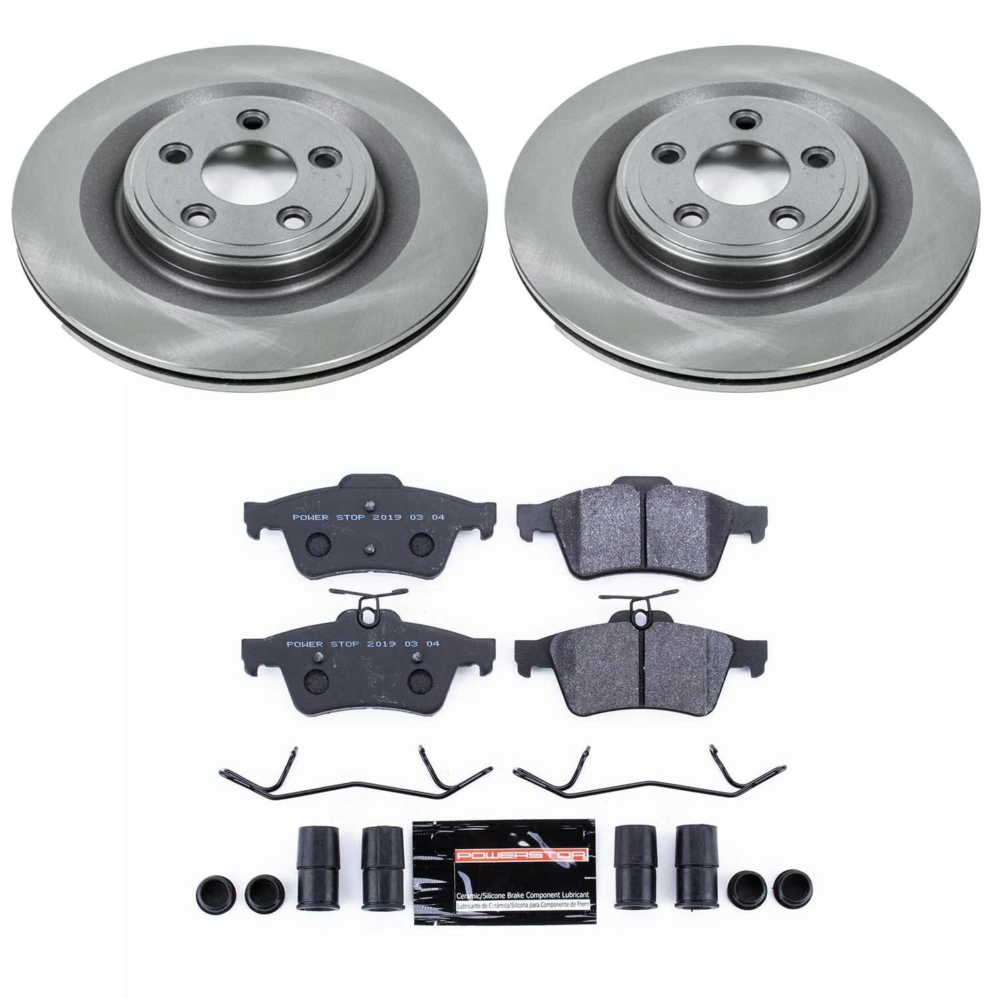 PowerStop 06-08 Jaguar S-Type Rear Track Day SPEC Brake Kit (TDSK4612)