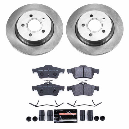 PowerStop 08-13 Volvo C30 Rear Track Day SPEC Brake Kit (TDSK4613)