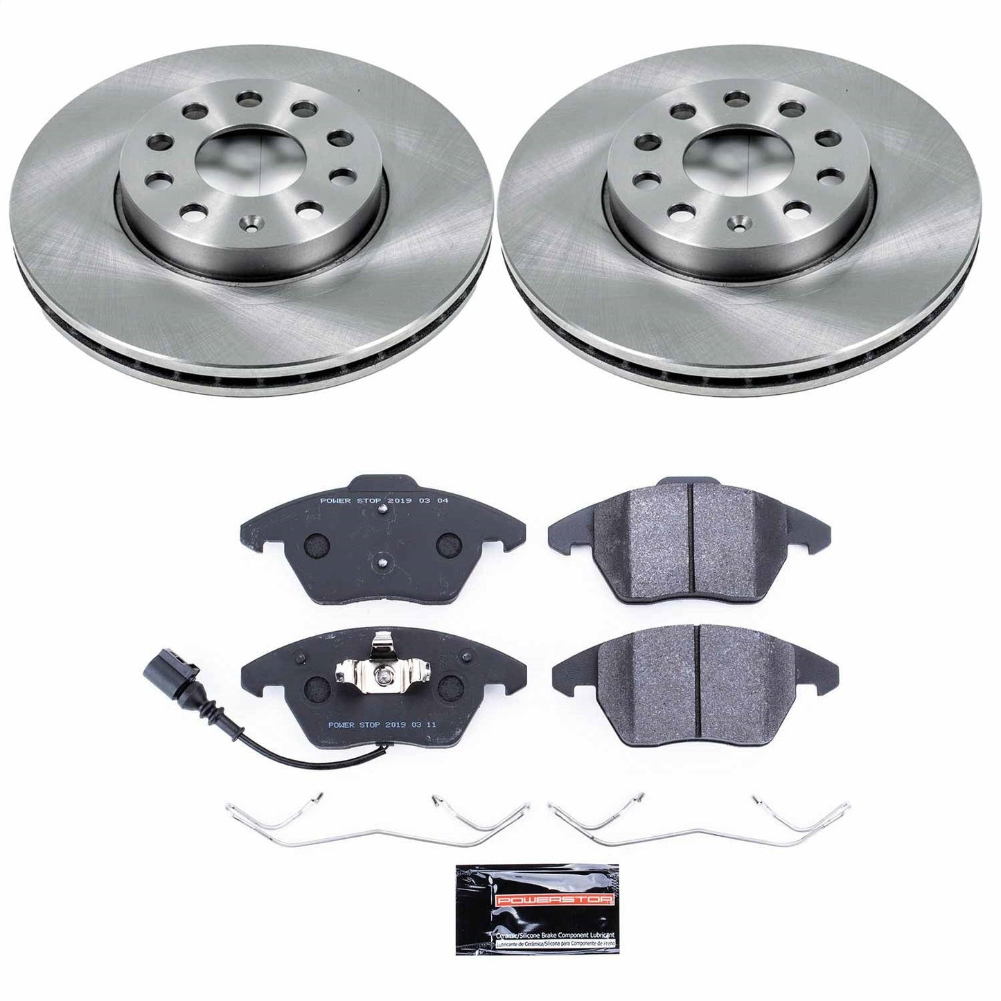 PowerStop 10-12 Audi A3 Front Track Day SPEC Brake Kit (TDSK4623)