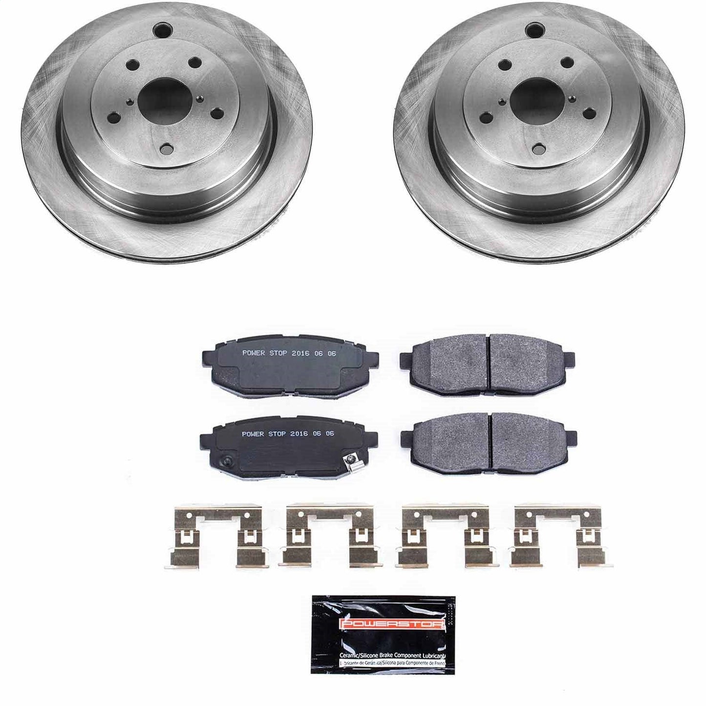 PowerStop 06-07 Subaru B9 Tribeca Rear Track Day SPEC Brake Kit (TDSK4645)