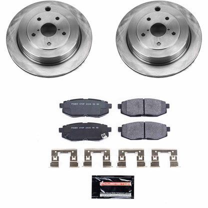 PowerStop 06-07 Subaru B9 Tribeca Rear Track Day SPEC Brake Kit (TDSK4645)