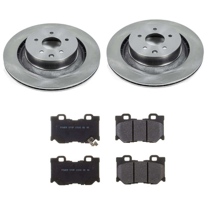 PowerStop 08-13 Infiniti G37 Rear Track Day SPEC Brake Kit (TDSK4732)