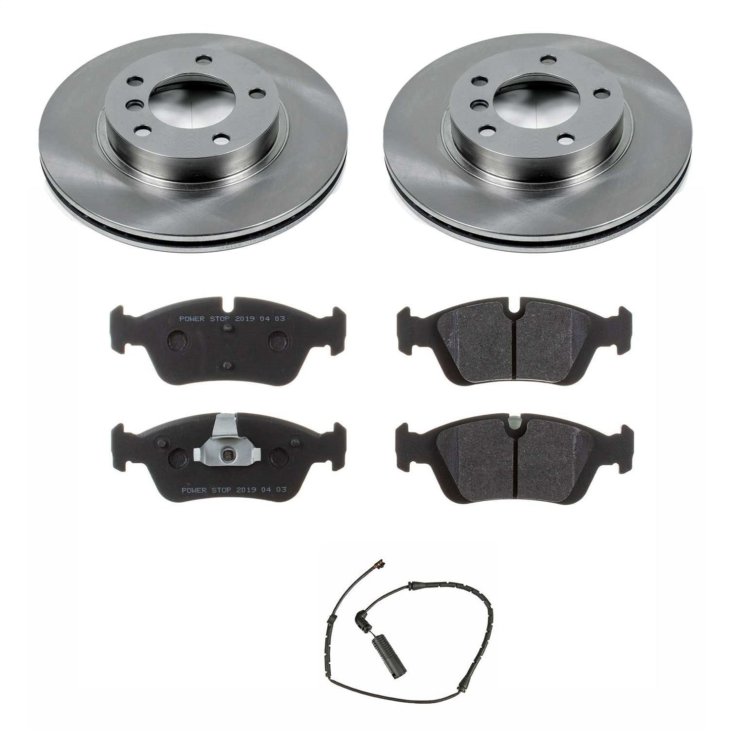 PowerStop 2000 BMW 323Ci Front Track Day SPEC Brake Kit (TDSK497)
