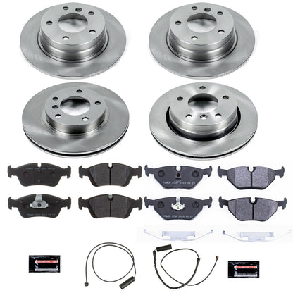 PowerStop 92-98 BMW 318i Front & Rear Track Day SPEC Brake Kit (TDSK498)