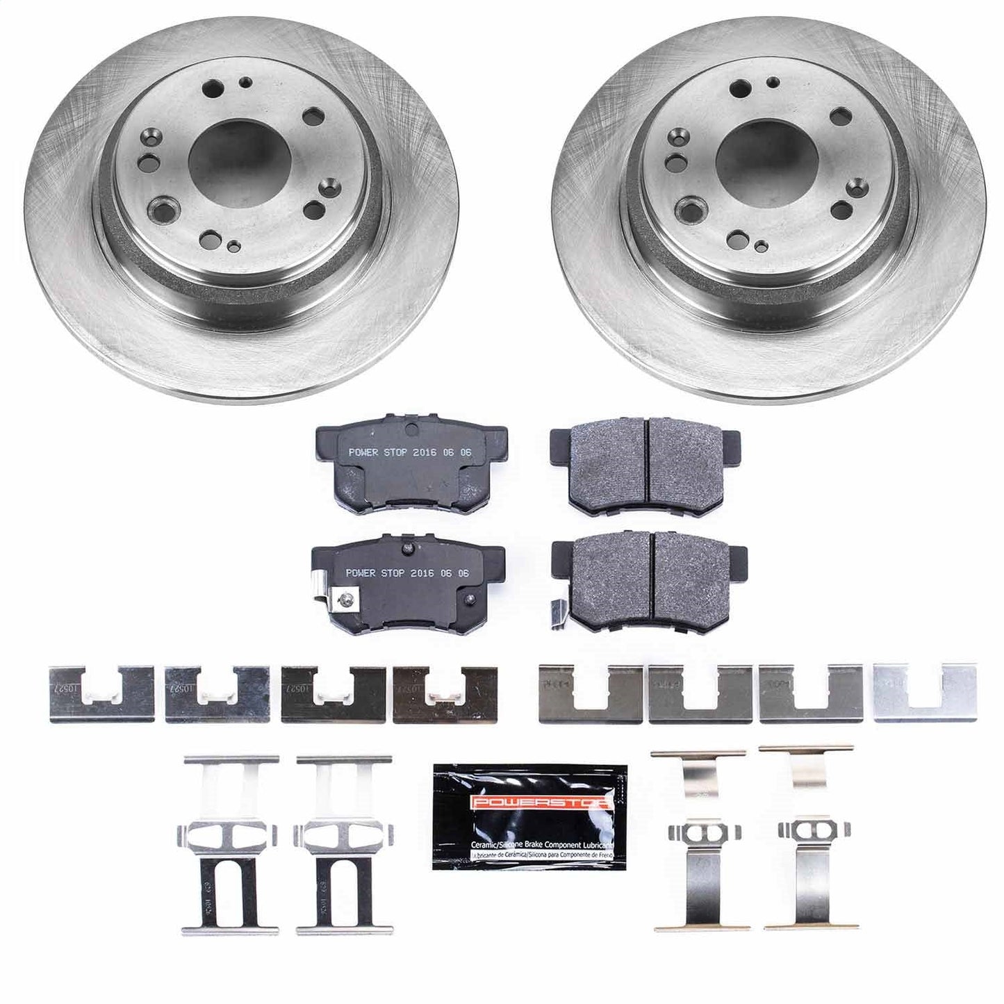 PowerStop 02-04 Acura RL Rear Track Day SPEC Brake Kit (TDSK4989)