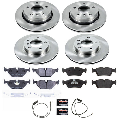 PowerStop 98-99 BMW 323i Front & Rear Track Day SPEC Brake Kit (TDSK499)