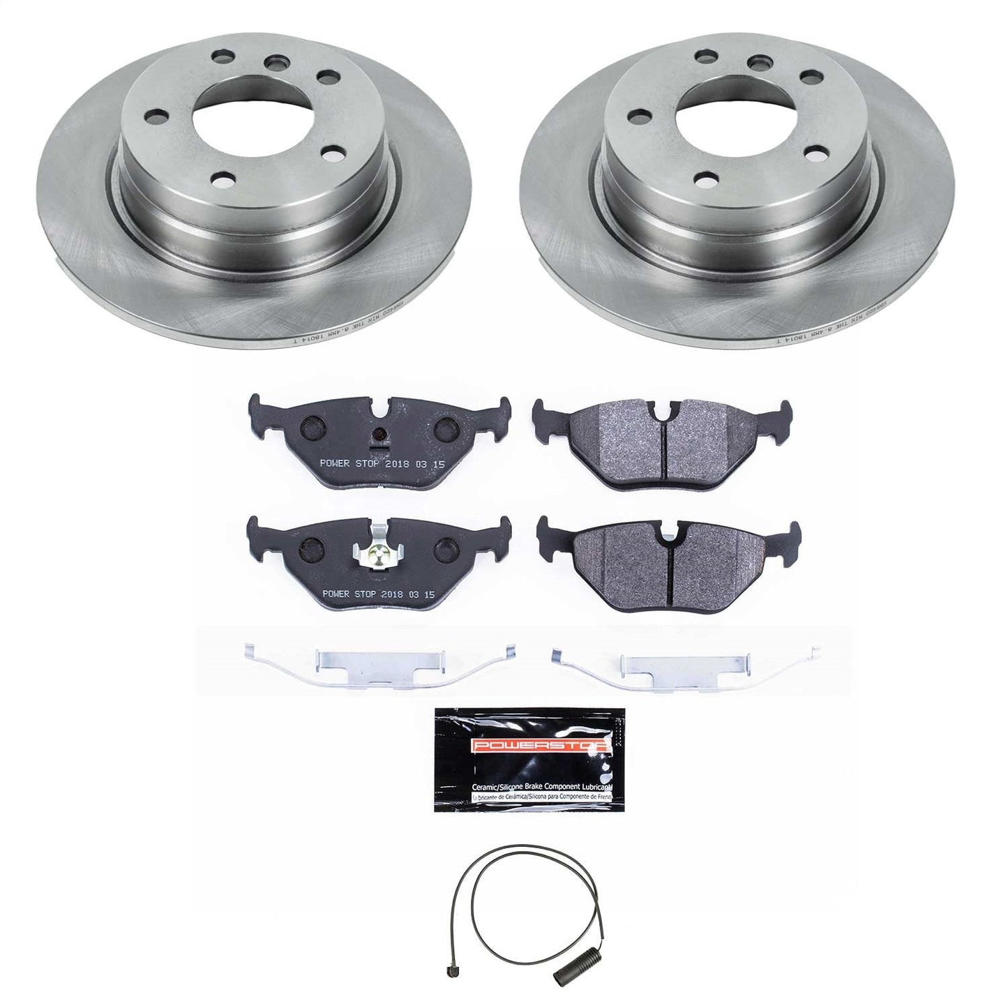 PowerStop 92-98 BMW 318i Rear Track Day SPEC Brake Kit (TDSK502)