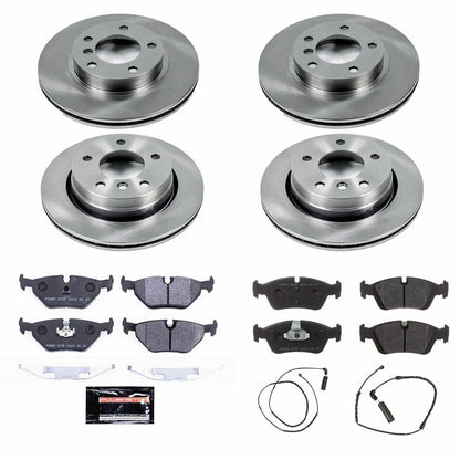 PowerStop 2000 BMW 323Ci Front & Rear Track Day SPEC Brake Kit (TDSK507)