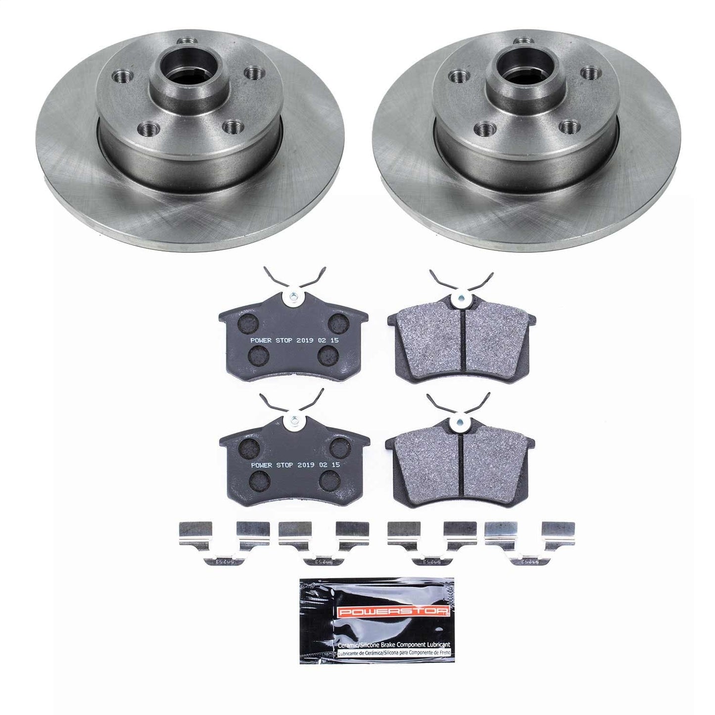 PowerStop 94-99 Volkswagen Golf Rear Track Day SPEC Brake Kit (TDSK512)