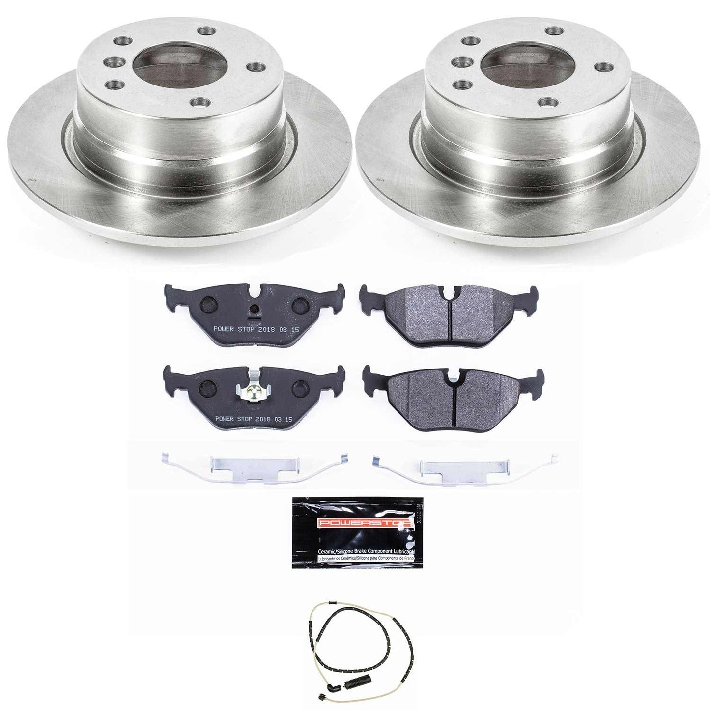 PowerStop 03-05 BMW Z4 Rear Track Day SPEC Brake Kit (TDSK5130)