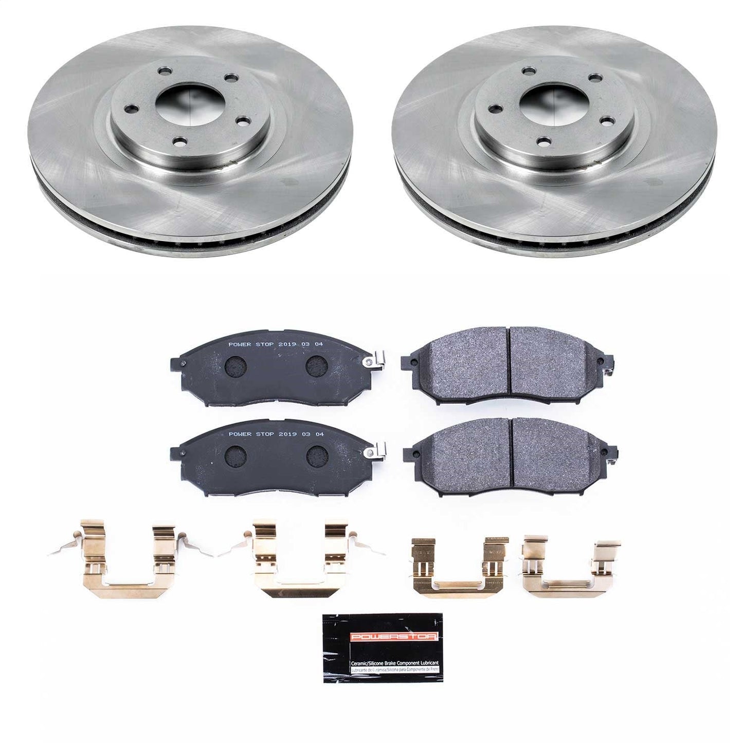 PowerStop 11-14 Nissan Murano Front Track Day SPEC Brake Kit (TDSK5263)