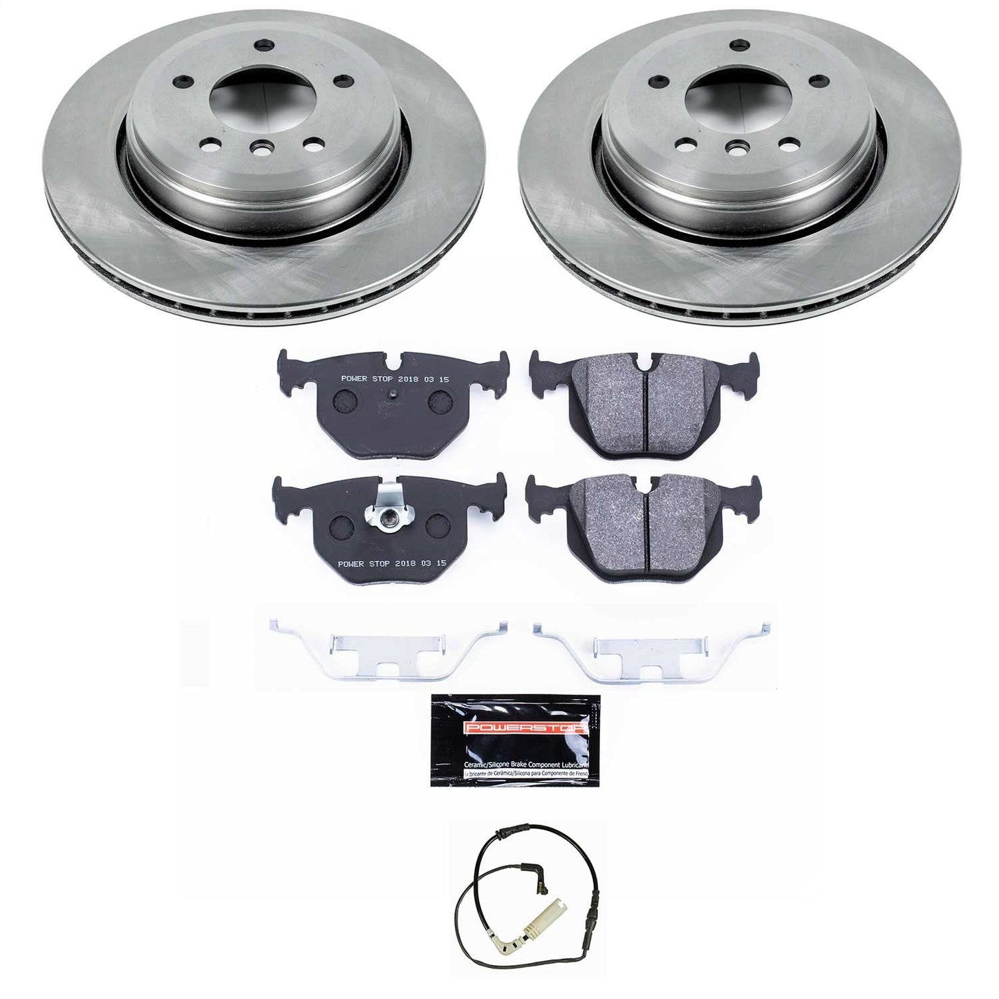 PowerStop 04-07 BMW 525i Rear Track Day SPEC Brake Kit (TDSK5361)
