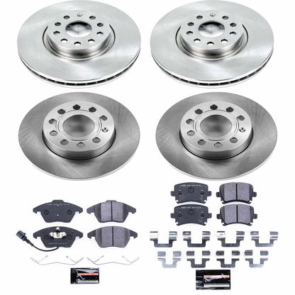 PowerStop 2008 Audi A3 Front & Rear Track Day SPEC Brake Kit (TDSK5363)