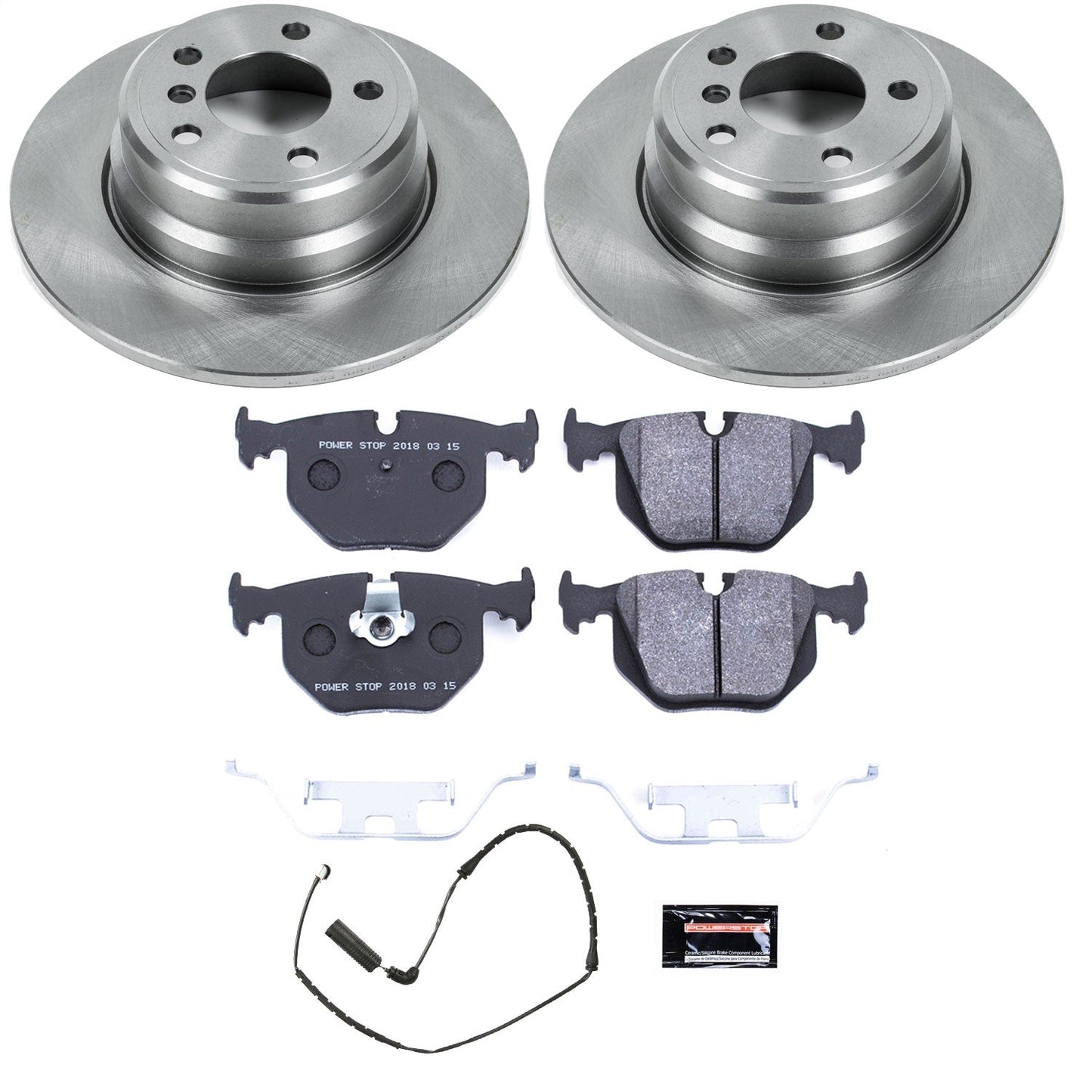 PowerStop 00-06 BMW X5 Rear Track Day SPEC Brake Kit (TDSK5720)