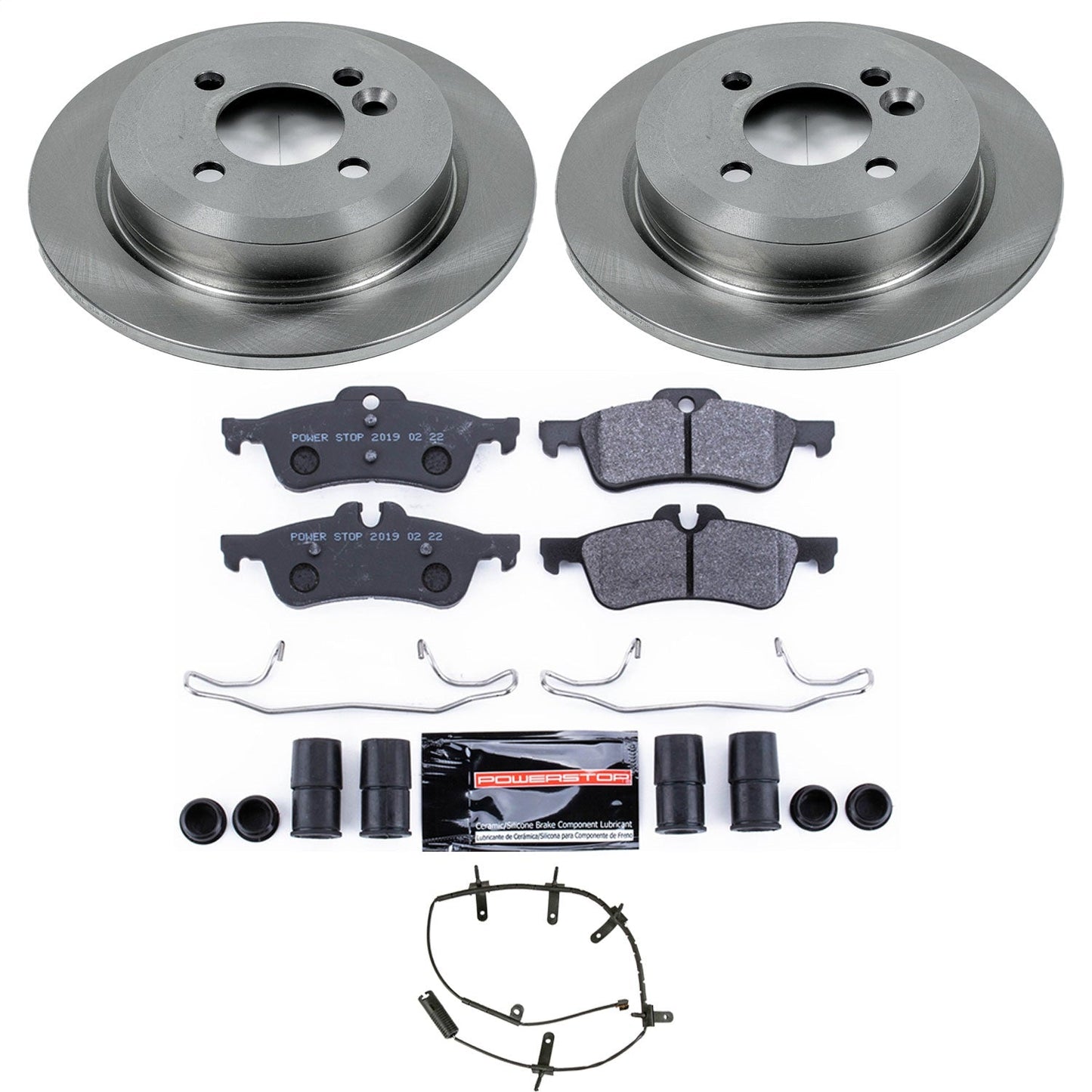 PowerStop 02-06 Mini Cooper Rear Track Day SPEC Brake Kit (TDSK5726)