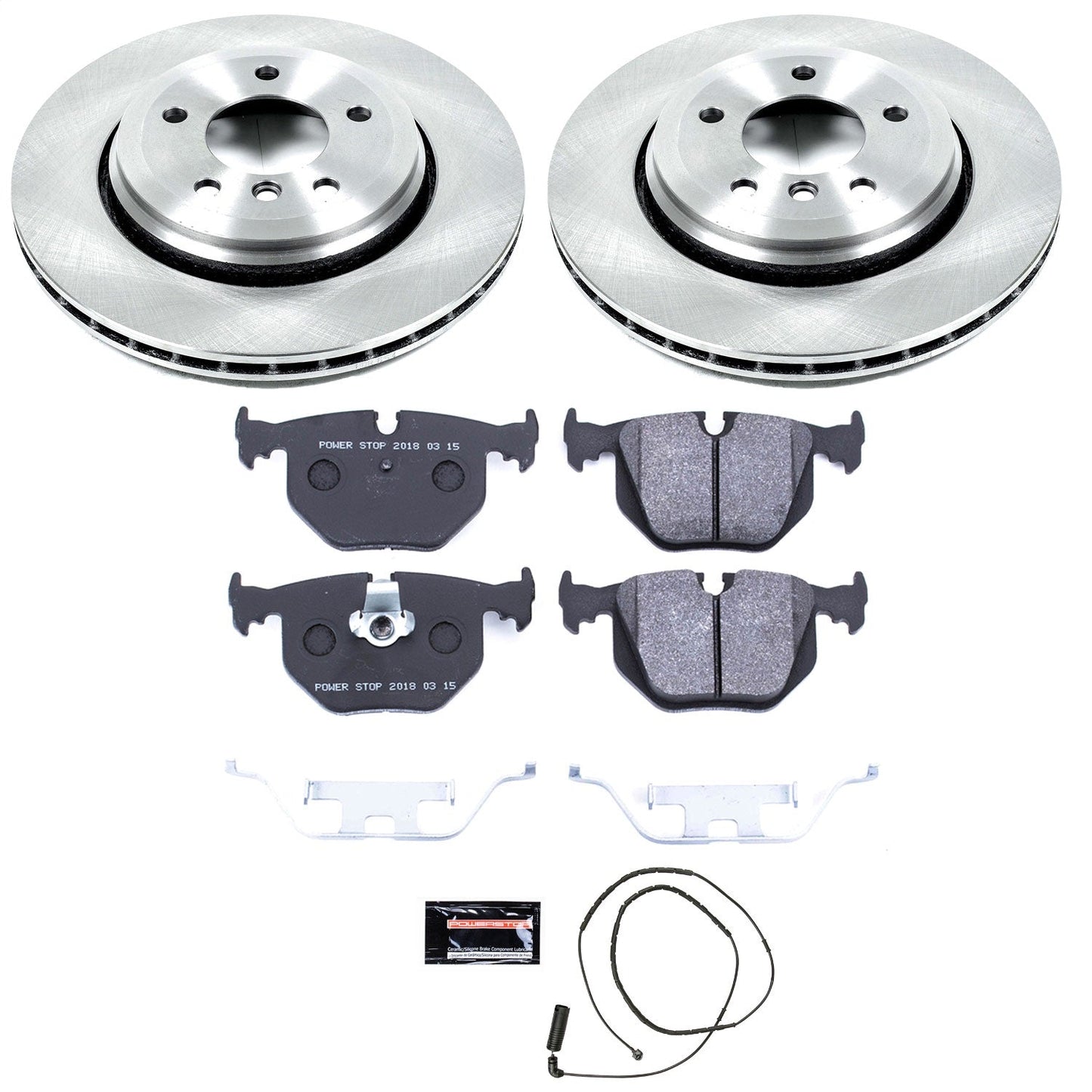 PowerStop 01-06 BMW 330Ci Rear Track Day SPEC Brake Kit (TDSK5729)