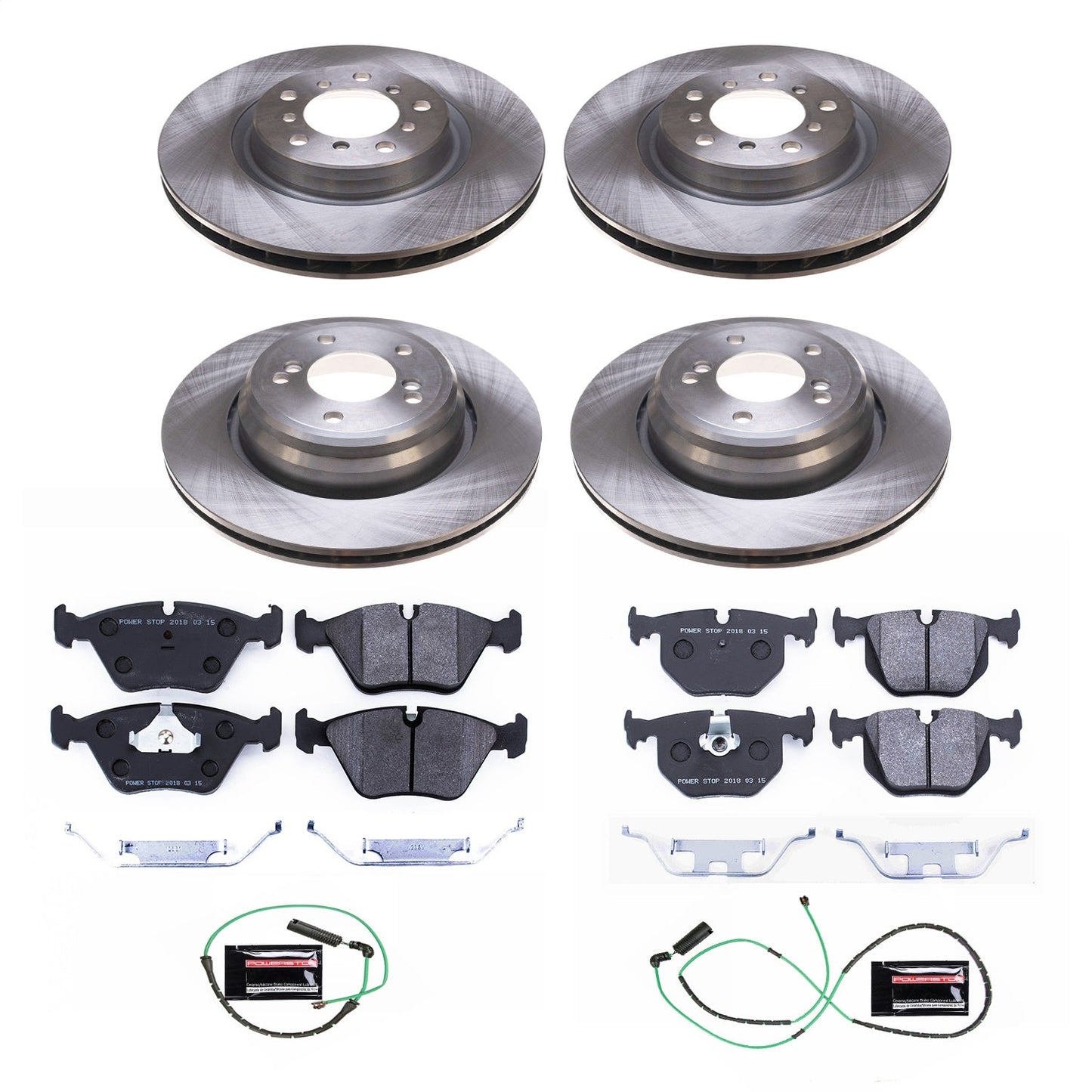 PowerStop 01-06 BMW M3 Front & Rear Track Day SPEC Brake Kit (TDSK5730)