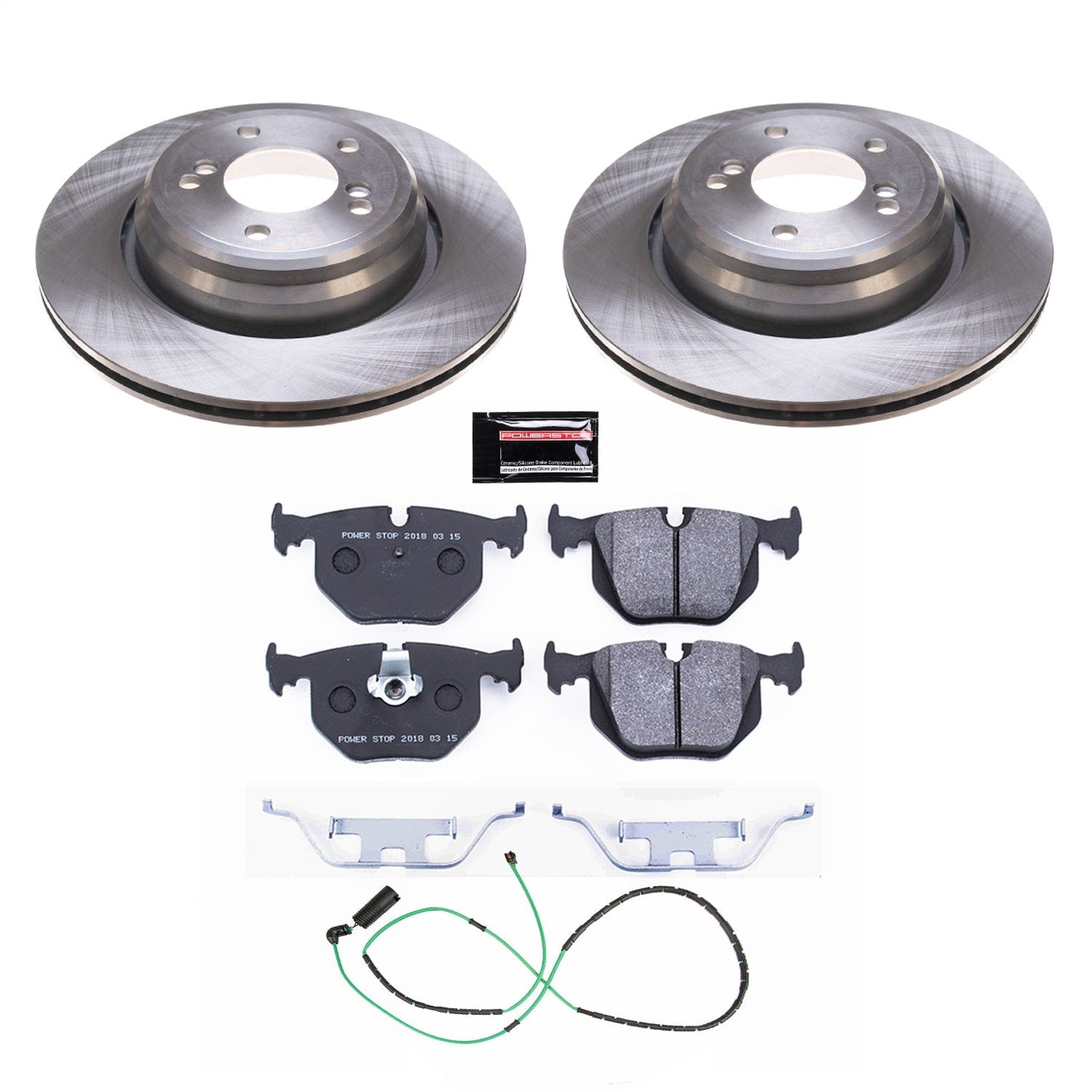 PowerStop 01-06 BMW M3 Rear Track Day SPEC Brake Kit (TDSK5732)