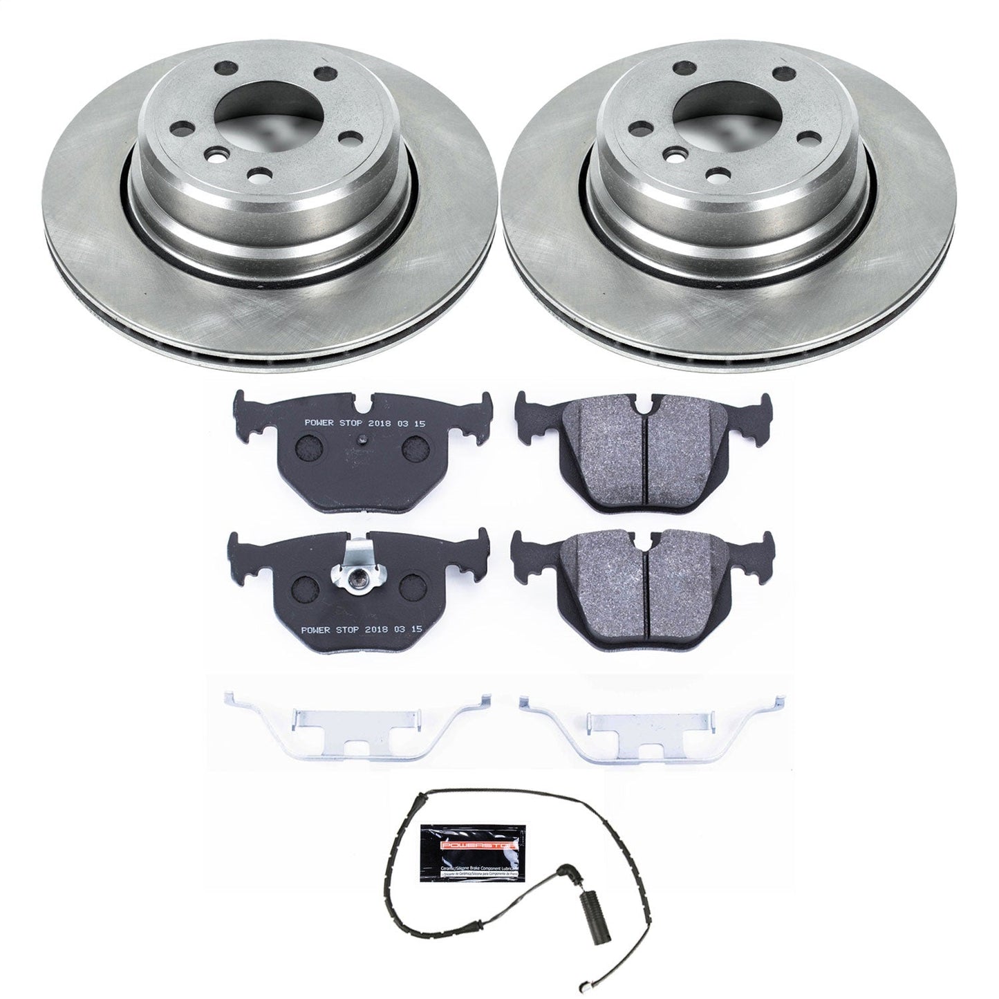 PowerStop 02-06 BMW X5 Rear Track Day SPEC Brake Kit (TDSK5734)