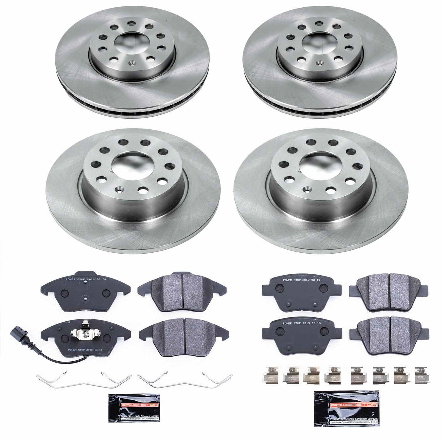 PowerStop 2012 Volkswagen Beetle Front & Rear Track Day SPEC Brake Kit (TDSK5747)