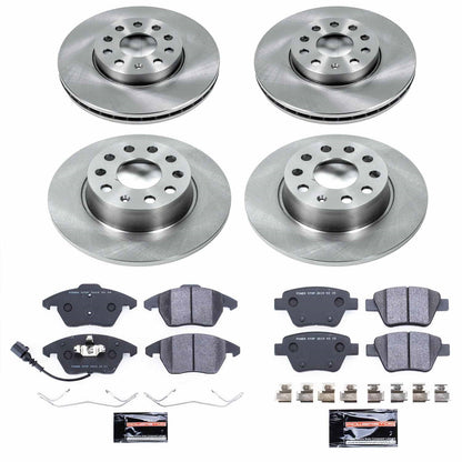 PowerStop 2012 Volkswagen Beetle Front & Rear Track Day SPEC Brake Kit (TDSK5747)
