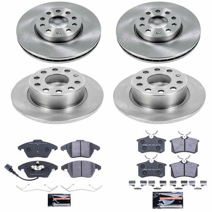 PowerStop 10-12 Audi A3 Front & Rear Track Day SPEC Brake Kit (TDSK5749)