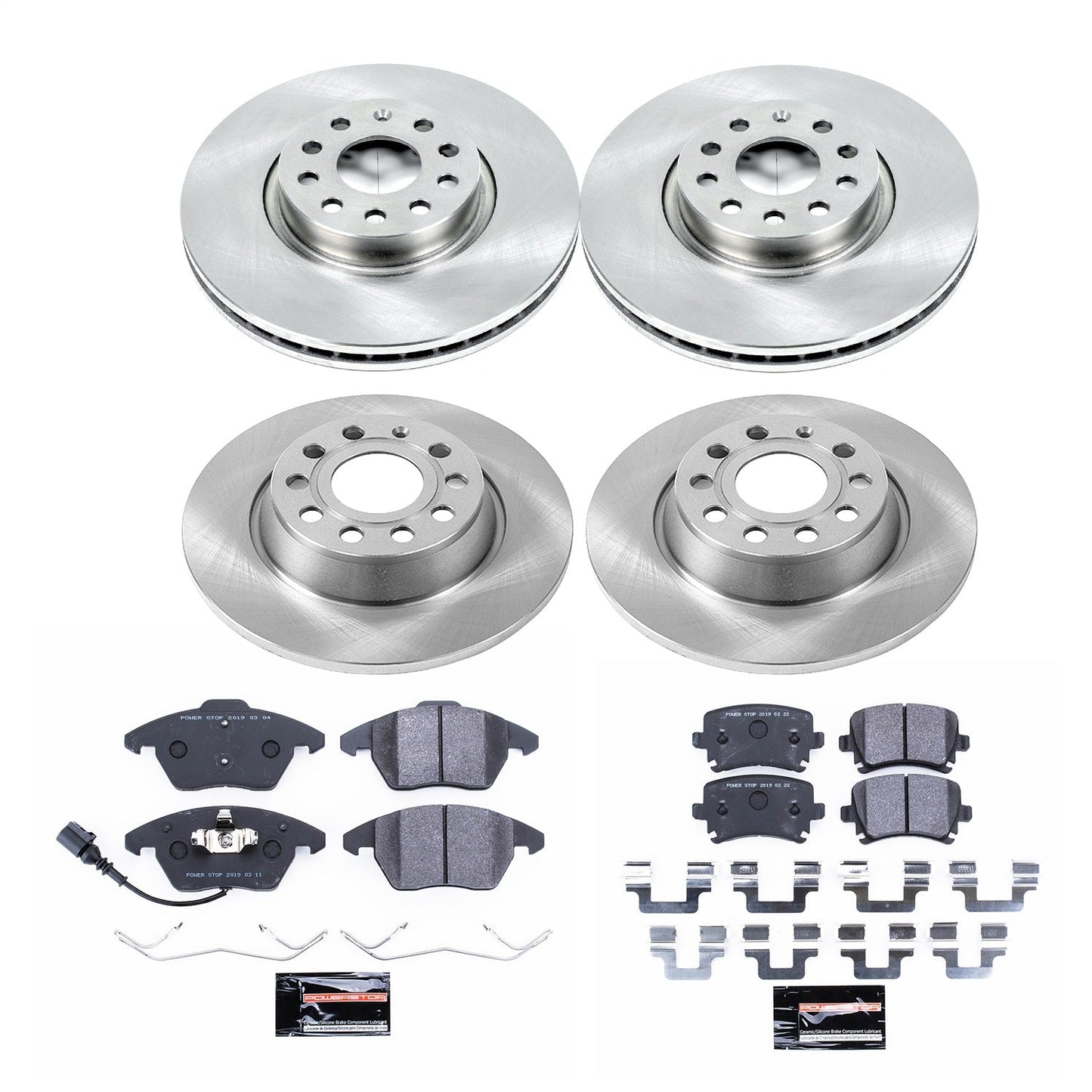 PowerStop 2013 Audi A3 Front & Rear Track Day SPEC Brake Kit (TDSK5798)