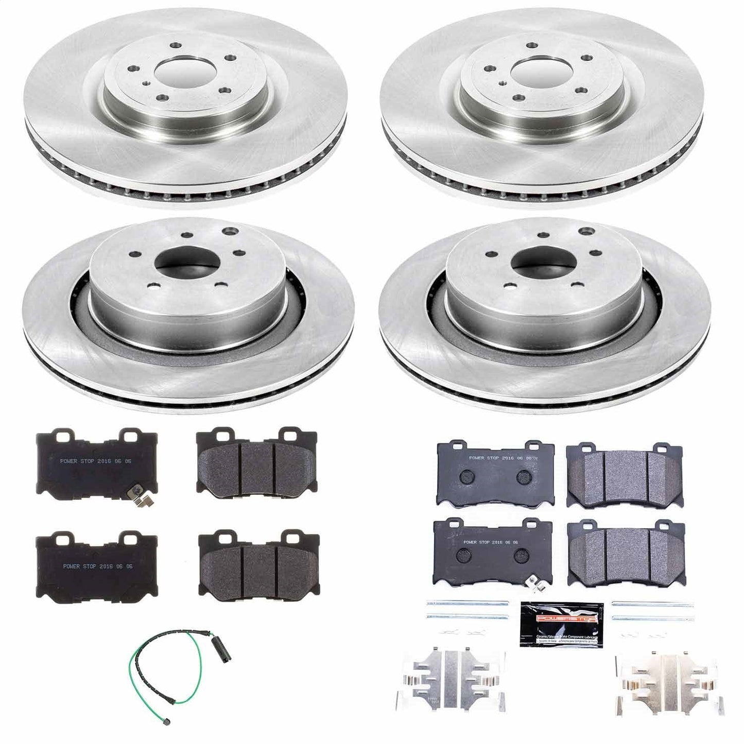 PowerStop 09-13 Infiniti FX50 Front & Rear Track Day SPEC Brake Kit (TDSK5823)