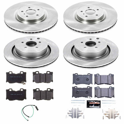 PowerStop 09-13 Infiniti FX50 Front & Rear Track Day SPEC Brake Kit (TDSK5823)