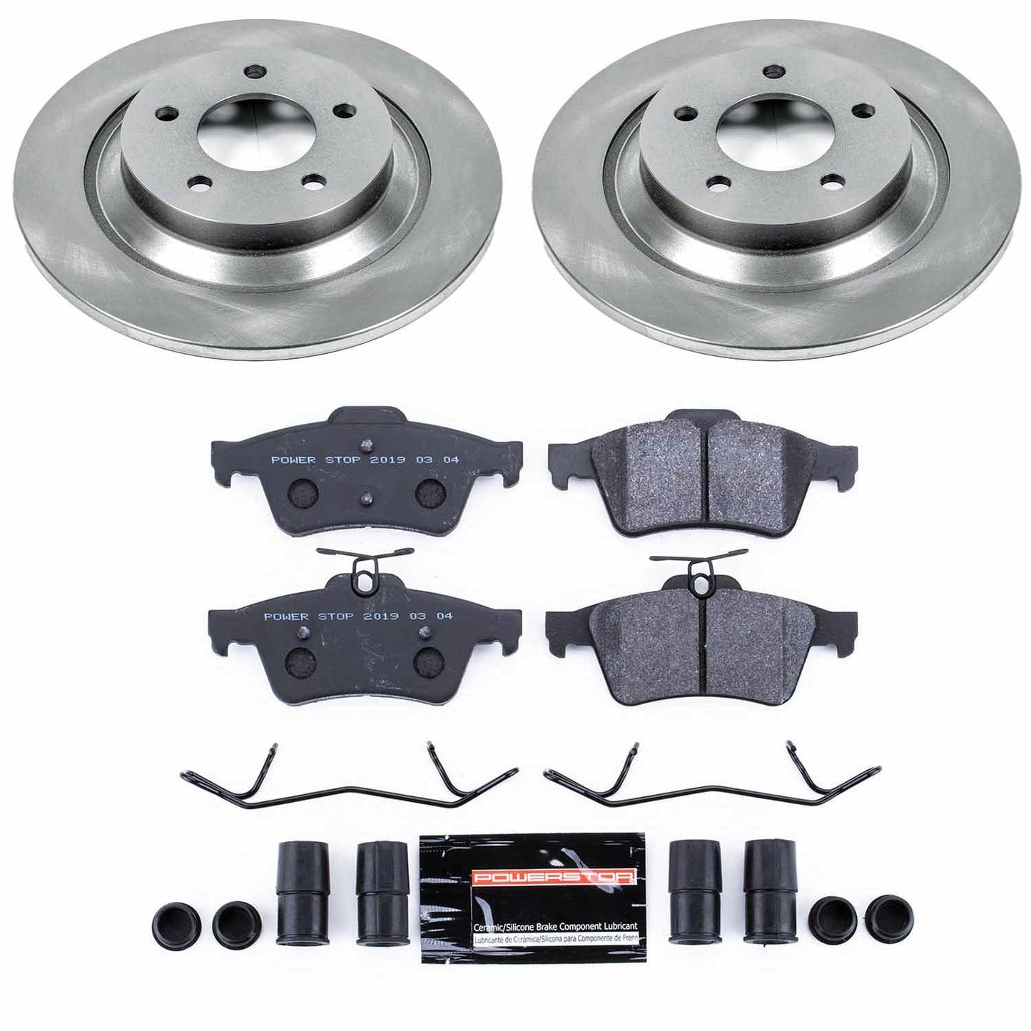 PowerStop 08-10 Mazda 5 Rear Track Day SPEC Brake Kit (TDSK5842)