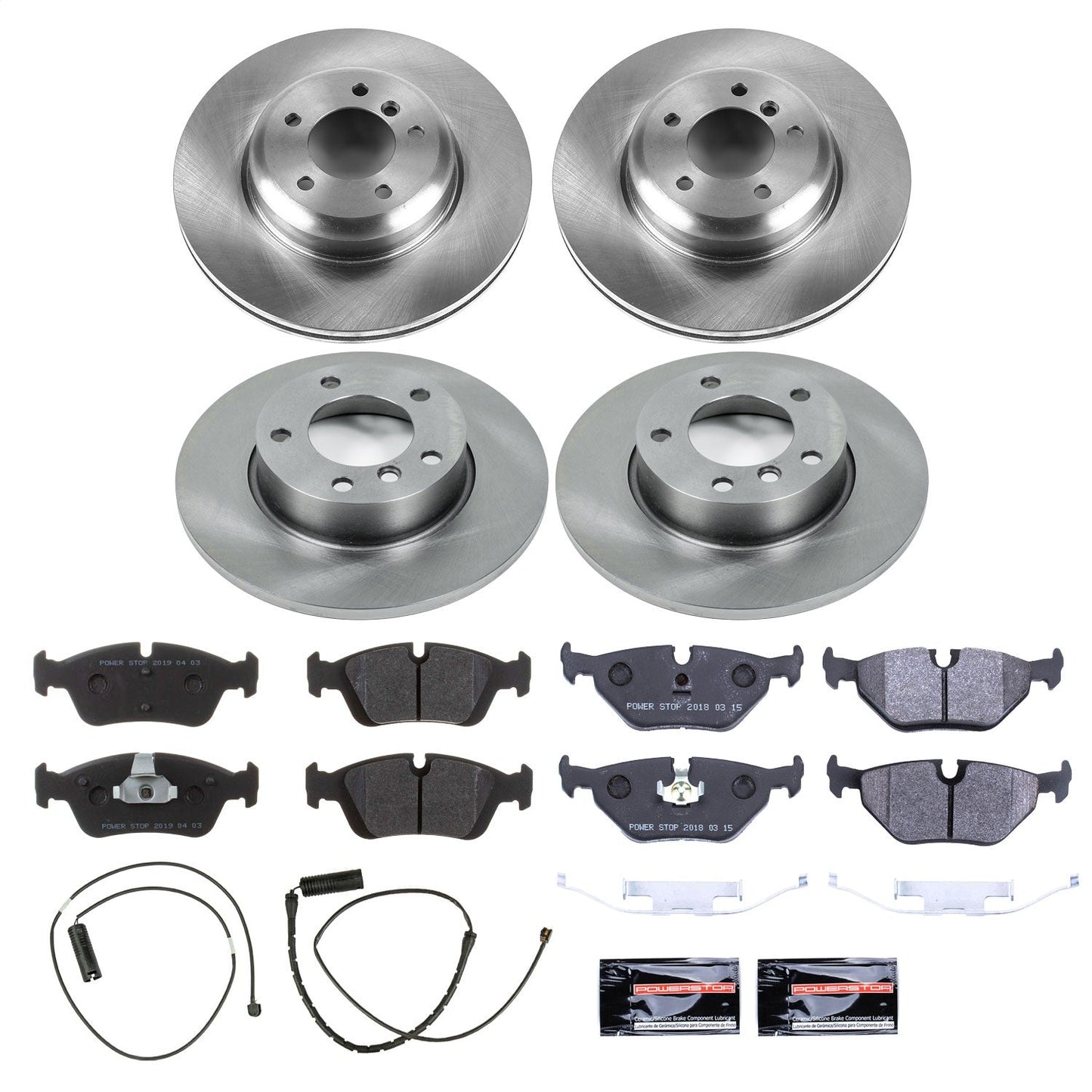 PowerStop 96-98 BMW Z3 Front & Rear Track Day SPEC Brake Kit (TDSK592)