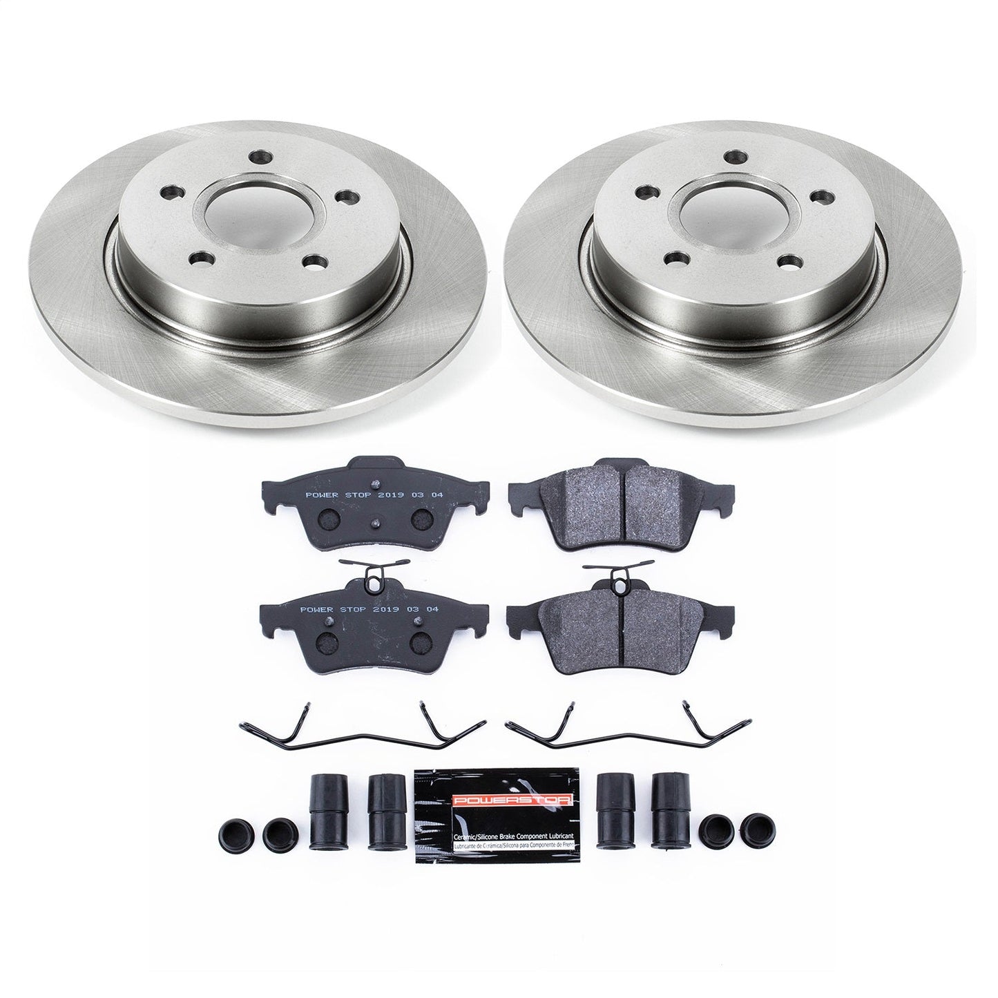 PowerStop 12-18 Ford Focus Rear Track Day SPEC Brake Kit (TDSK5975)