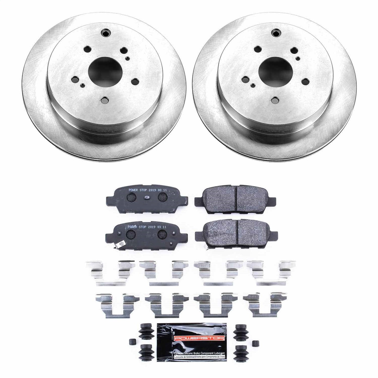 PowerStop 09-13 Suzuki Grand Vitara Rear Track Day SPEC Brake Kit (TDSK6100)