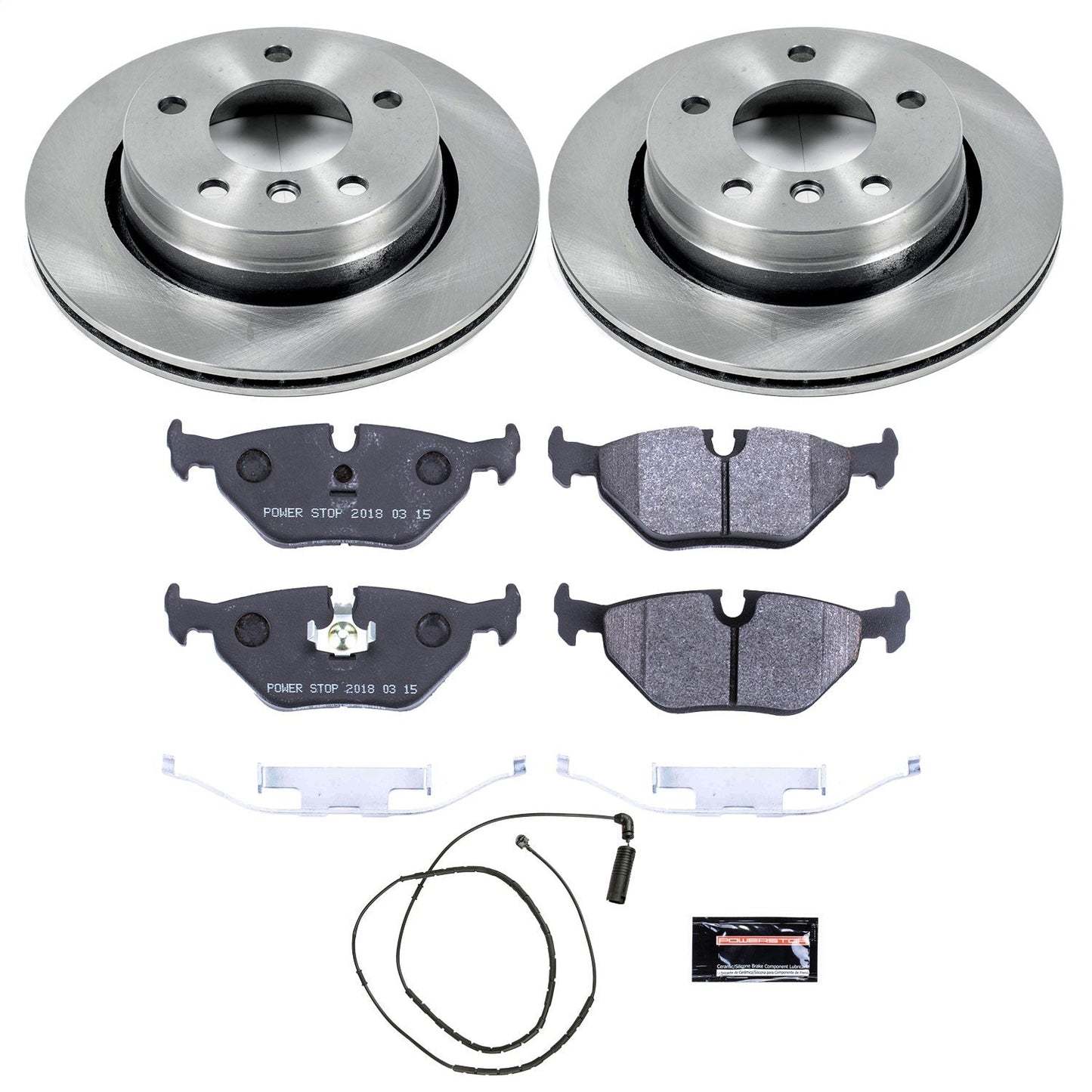PowerStop 2000 BMW 323Ci Rear Track Day SPEC Brake Kit (TDSK613)